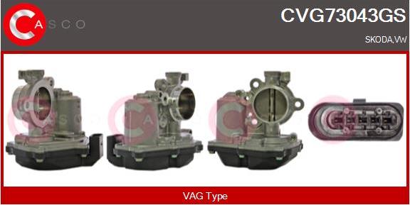 Casco CVG73043GS - Клапан повернення ОГ autozip.com.ua