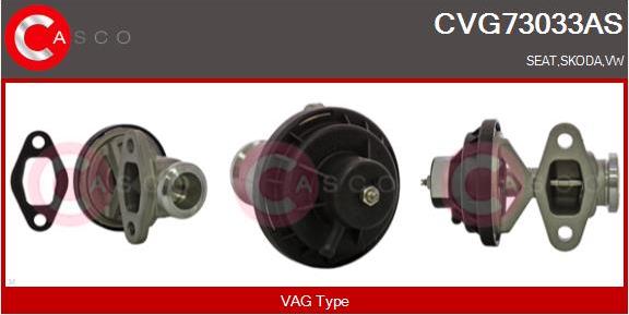Casco CVG73033AS - Клапан повернення ОГ autozip.com.ua