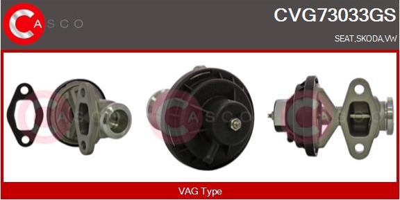 Casco CVG73033GS - Клапан повернення ОГ autozip.com.ua