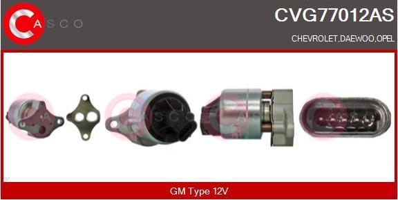 Casco CVG77012AS - Клапан повернення ОГ autozip.com.ua