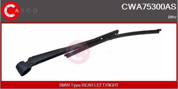 Casco CWA75300AS - Важіль склоочисника, система очищення вікон autozip.com.ua