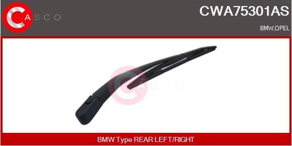 Casco CWA75301AS - Важіль склоочисника, система очищення вікон autozip.com.ua