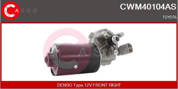 Casco CWM40104AS - Двигун склоочисника autozip.com.ua