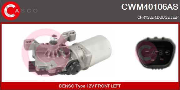 Casco CWM40106AS - Двигун склоочисника autozip.com.ua