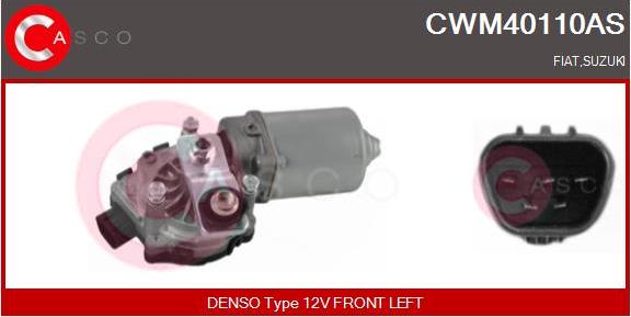 Casco CWM40110AS - Двигун склоочисника autozip.com.ua
