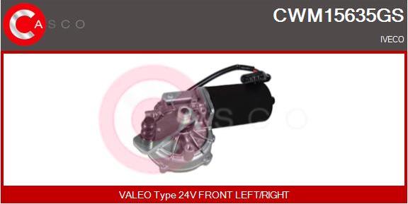Casco CWM15635GS - Двигун склоочисника autozip.com.ua