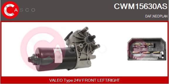 Casco CWM15630AS - Двигун склоочисника autozip.com.ua