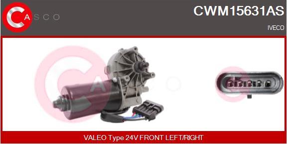 Casco CWM15631AS - Двигун склоочисника autozip.com.ua