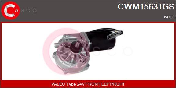Casco CWM15631GS - Двигун склоочисника autozip.com.ua