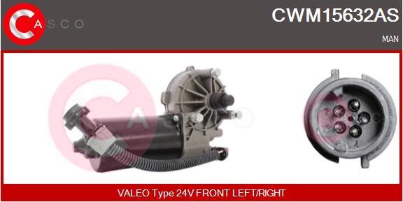 Casco CWM15632AS - Двигун склоочисника autozip.com.ua