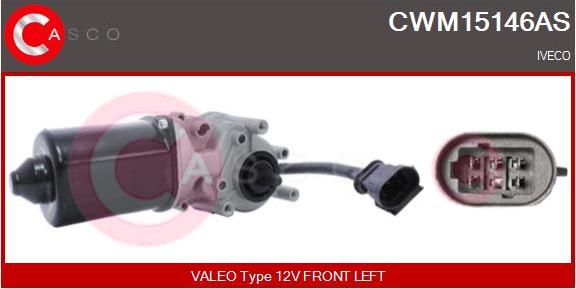 Casco CWM15146AS - Двигун склоочисника autozip.com.ua