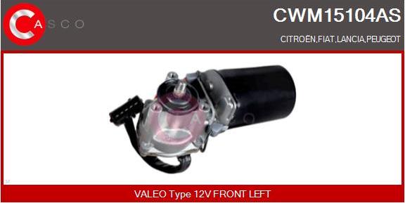 Casco CWM15104AS - Двигун склоочисника autozip.com.ua