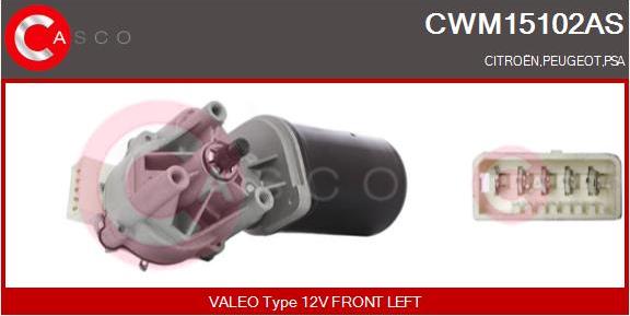Casco CWM15102AS - Двигун склоочисника autozip.com.ua