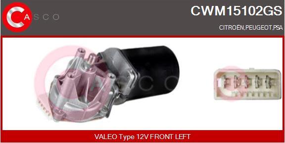 Casco CWM15102GS - Двигун склоочисника autozip.com.ua