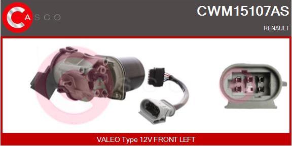 Casco CWM15107AS - Двигун склоочисника autozip.com.ua