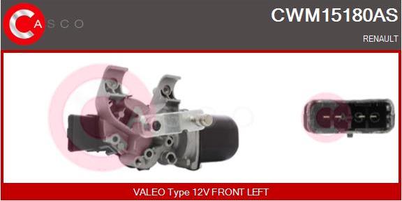 Casco CWM15180AS - Двигун склоочисника autozip.com.ua