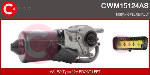Casco CWM15124AS - Двигун склоочисника autozip.com.ua