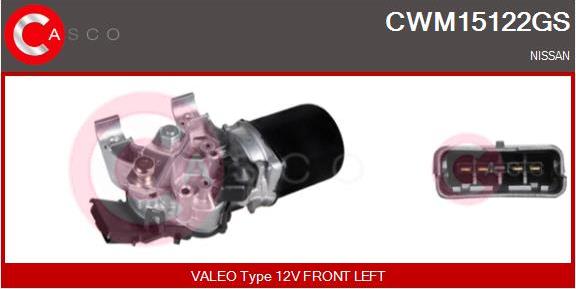 Casco CWM15122GS - Двигун склоочисника autozip.com.ua