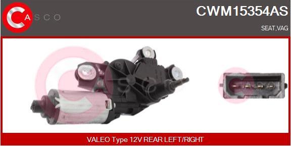 Casco CWM15354AS - Двигун склоочисника autozip.com.ua
