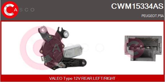 Casco CWM15334AS - Двигун склоочисника autozip.com.ua