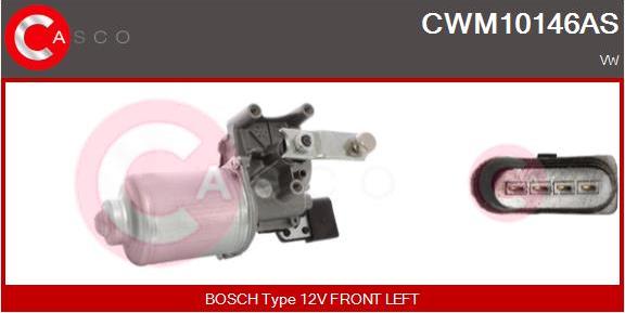 Casco CWM10146AS - Двигун склоочисника autozip.com.ua