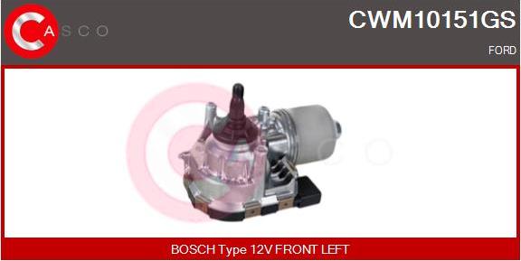 Casco CWM10151GS - Двигун склоочисника autozip.com.ua