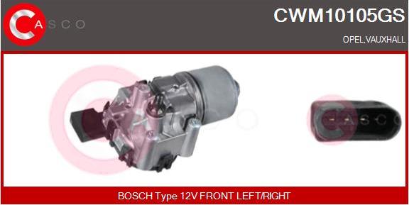 Casco CWM10105GS - Двигун склоочисника autozip.com.ua