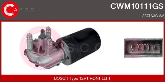 Casco CWM10111GS - Двигун склоочисника autozip.com.ua