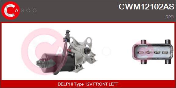 Casco CWM12102AS - Двигун склоочисника autozip.com.ua