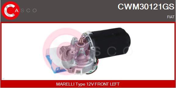 Casco CWM30121GS - Двигун склоочисника autozip.com.ua