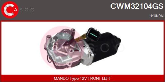 Casco CWM32104GS - Двигун склоочисника autozip.com.ua