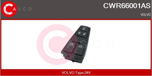 Casco CWR66001AS - Вимикач, стеклолод'емнік autozip.com.ua
