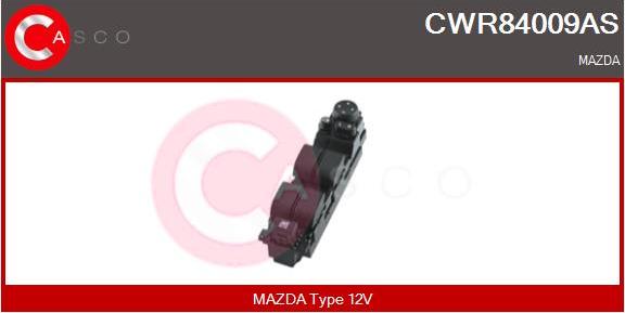 Casco CWR84009AS - Вимикач, стеклолод'емнік autozip.com.ua