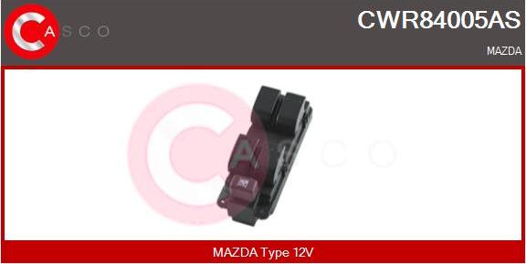 Casco CWR84005AS - Вимикач, стеклолод'емнік autozip.com.ua