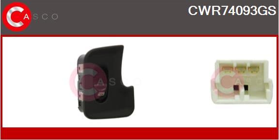 Casco CWR74093GS - Вимикач, стеклолод'емнік autozip.com.ua