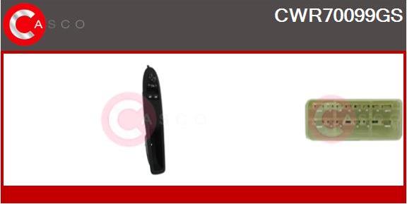 Casco CWR70099GS - Вимикач, стеклолод'емнік autozip.com.ua