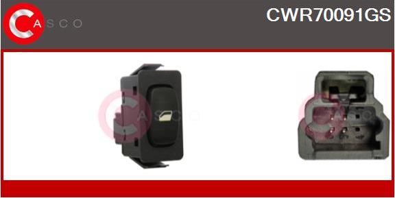 Casco CWR70091GS - Вимикач, стеклолод'емнік autozip.com.ua