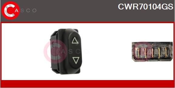 Casco CWR70104GS - Вимикач, стеклолод'емнік autozip.com.ua