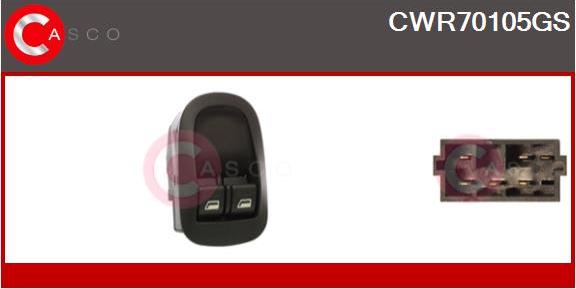 Casco CWR70105GS - Вимикач, стеклолод'емнік autozip.com.ua