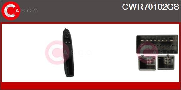 Casco CWR70102GS - Вимикач, стеклолод'емнік autozip.com.ua