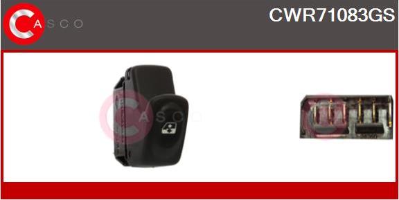 Casco CWR71083GS - Вимикач, стеклолод'емнік autozip.com.ua