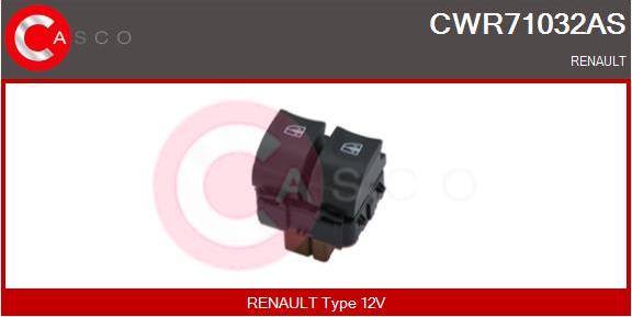 Casco CWR71032AS - Вимикач, стеклолод'емнік autozip.com.ua