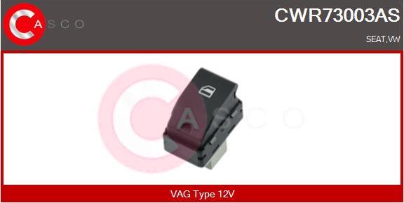 Casco CWR73003AS - Вимикач, стеклолод'емнік autozip.com.ua