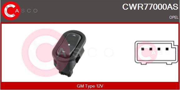 Casco CWR77000AS - Вимикач, стеклолод'емнік autozip.com.ua