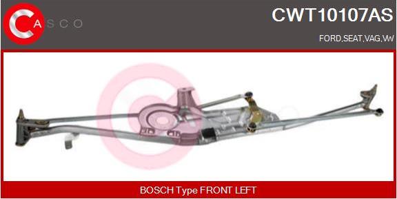 Casco CWT10107AS - Система тяг і важелів приводу склоочисника autozip.com.ua