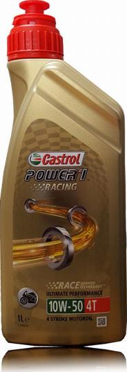 Castrol 10W50 1L POWER 1 RACING 4T - Моторне масло autozip.com.ua