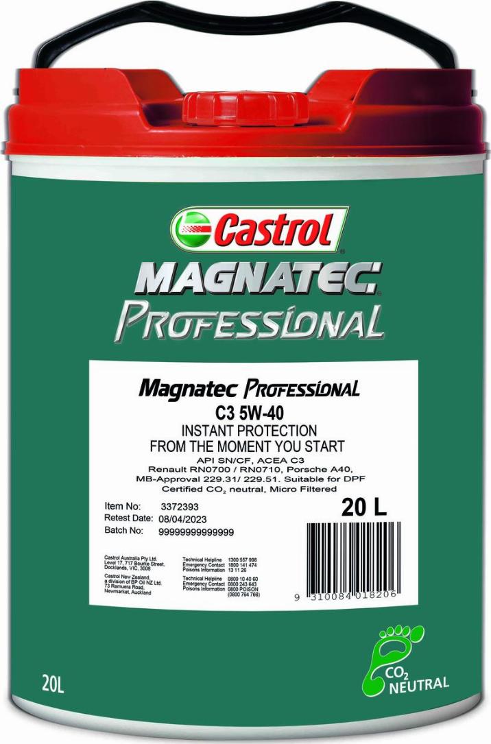 Castrol 3372393 - Моторне масло autozip.com.ua