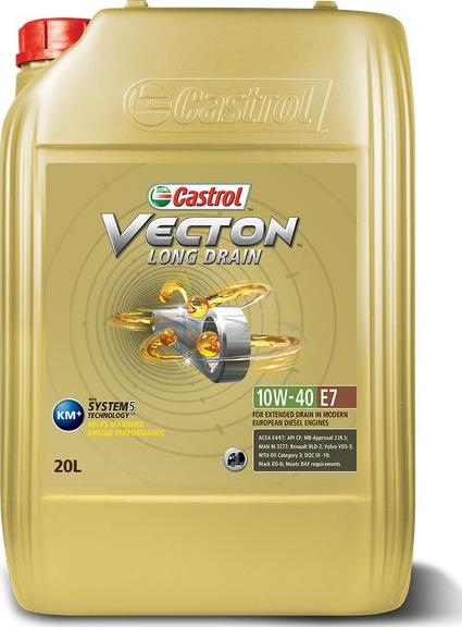CASTROL VECTONLDE710W4020L - Моторна олива autozip.com.ua