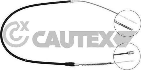 Cautex 468048 - Трос, гальмівна система autozip.com.ua