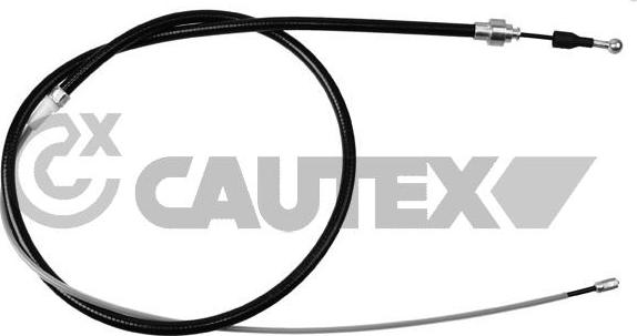 Cautex 468057 - Трос, гальмівна система autozip.com.ua